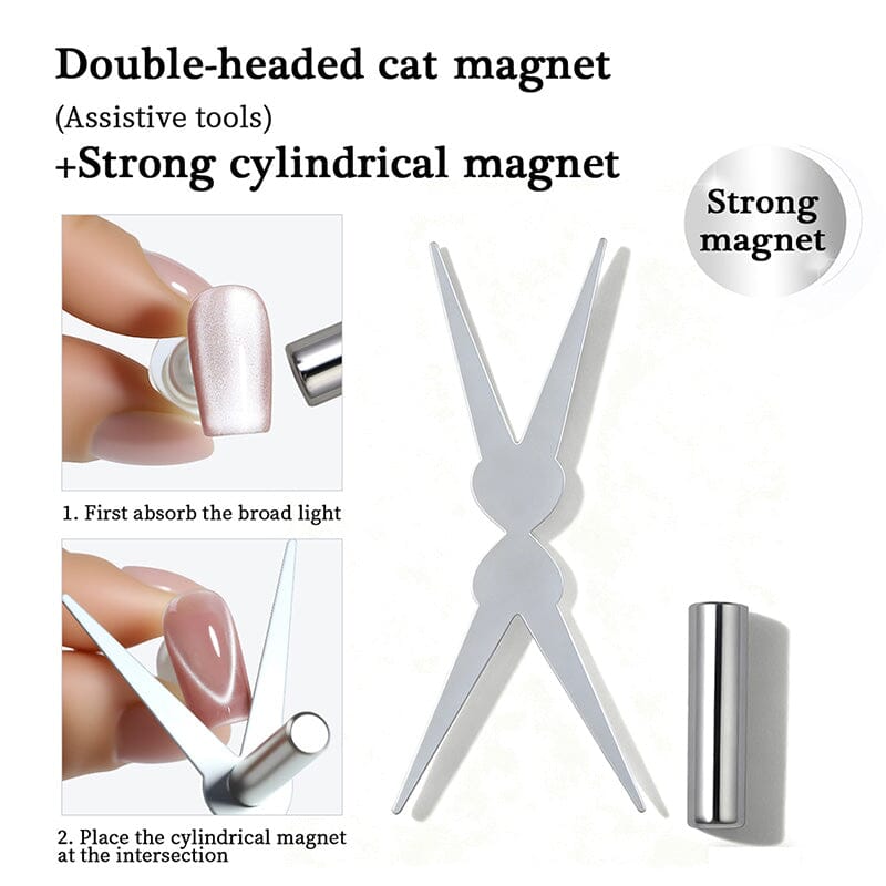 2pcs Set Magnetic Stick French Nail Art Tools & Accessories No Brand 