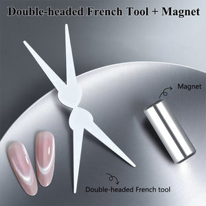 2pcs Set Magnetic Stick French Nail Art Tools & Accessories No Brand 