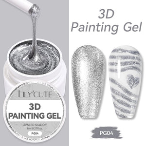 3D Painting Gel PG04 8ml Gel Nail Polish LILYCUTE 