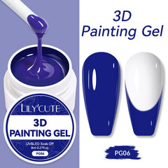 3D Painting Gel PG06 8ml Gel Nail Polish LILYCUTE 