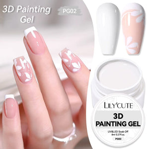 3D Painting Gel PG02 8ml Gel Nail Polish LILYCUTE 