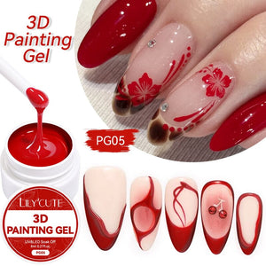 3D Painting Gel PG05 8ml Gel Nail Polish LILYCUTE 