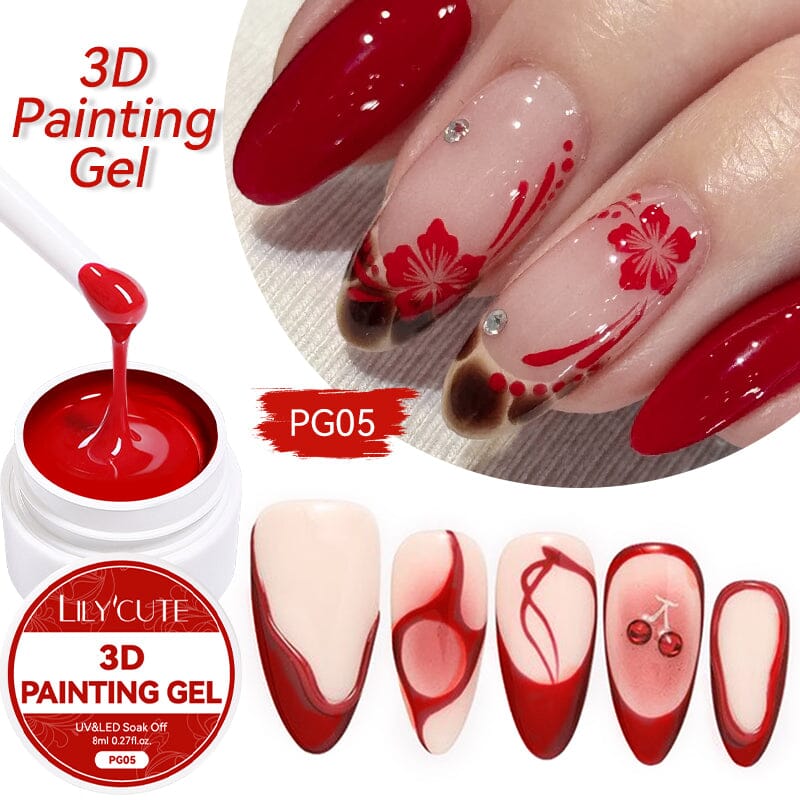 3D Painting Gel PG05 8ml Gel Nail Polish LILYCUTE 