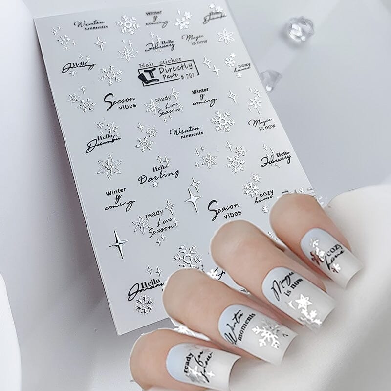 Leaf Line 3D Nail Sticker Clearance No Brand 