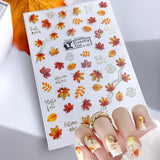 Leaf Line 3D Nail Sticker Clearance No Brand #208 