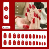 24pcs Press on Nails False Nail Tips Clearance BORN PRETTY CF050 
