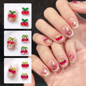 20 décorations à ongles Cerise