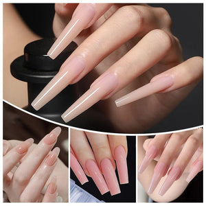 180pcs Coffin Extension Gel Dual Forms Nail Tips No Brand 