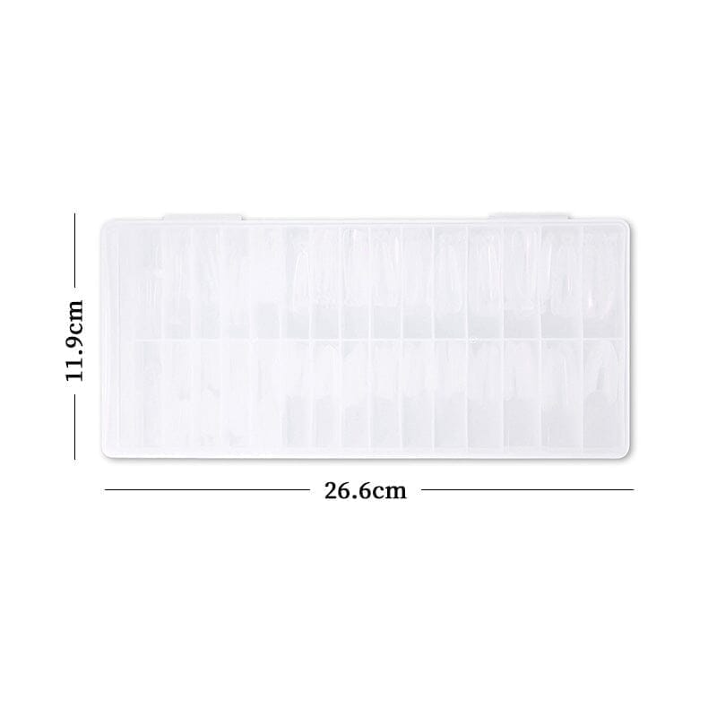 180pcs Oval Extension Gel Dual Forms Nail Tips No Brand 