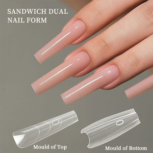 180pcs Oval Extension Gel Dual Forms Nail Tips No Brand 