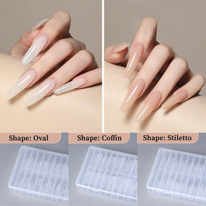 180pcs Stiletto Extension Gel Dual Forms Nail Tips No Brand 