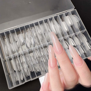 180pcs Oval Extension Gel Dual Forms Nail Tips No Brand 