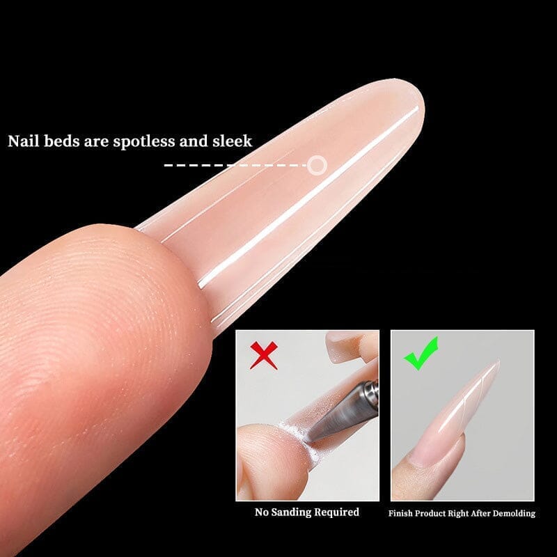 180pcs Stiletto Extension Gel Dual Forms Nail Tips No Brand 