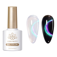 Water Light Cat Magnetic Gel Colored Water 10ml Gel Nail Polish BORN PRETTY MY386 