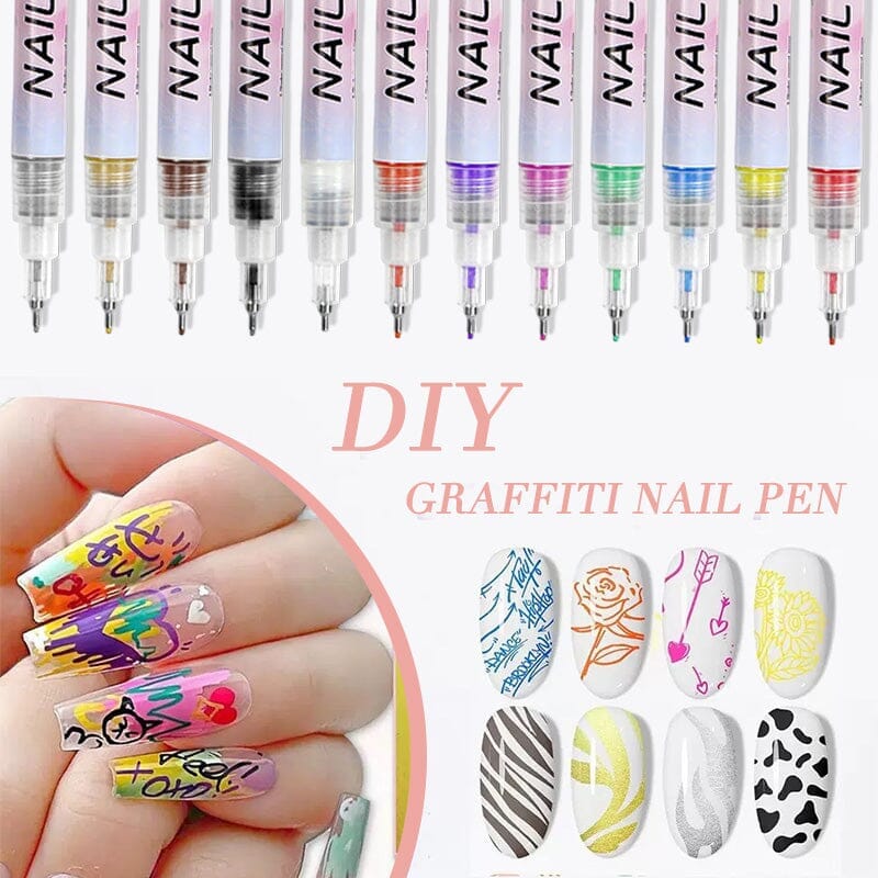 Nail Painting Pen #11 Gold-colored 0.5mm Head Clearance No Brand 