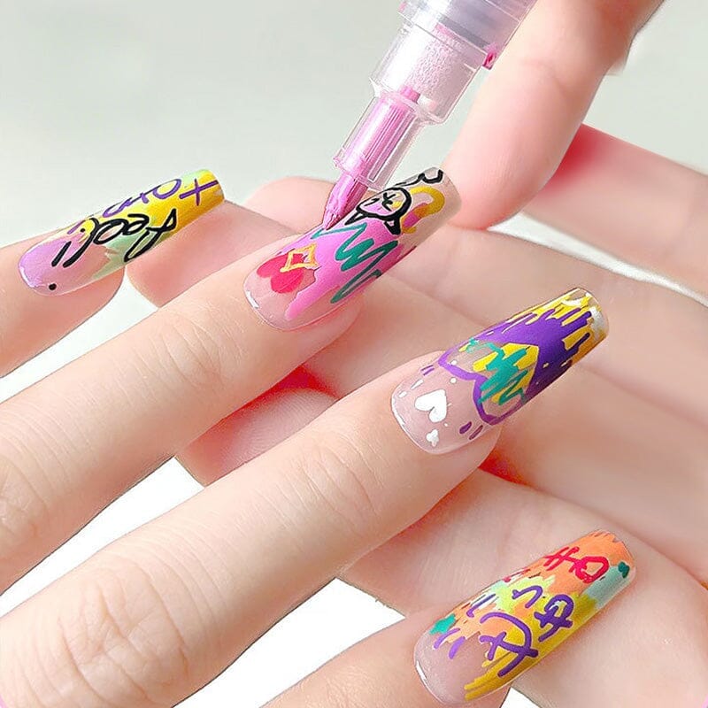 Nail Painting Pen #06 Black 0.5mm Head Clearance No Brand 