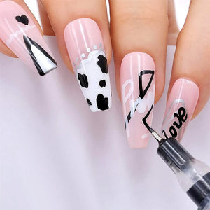 Nail Painting Pen #06 Black 0.5mm Head Clearance No Brand 