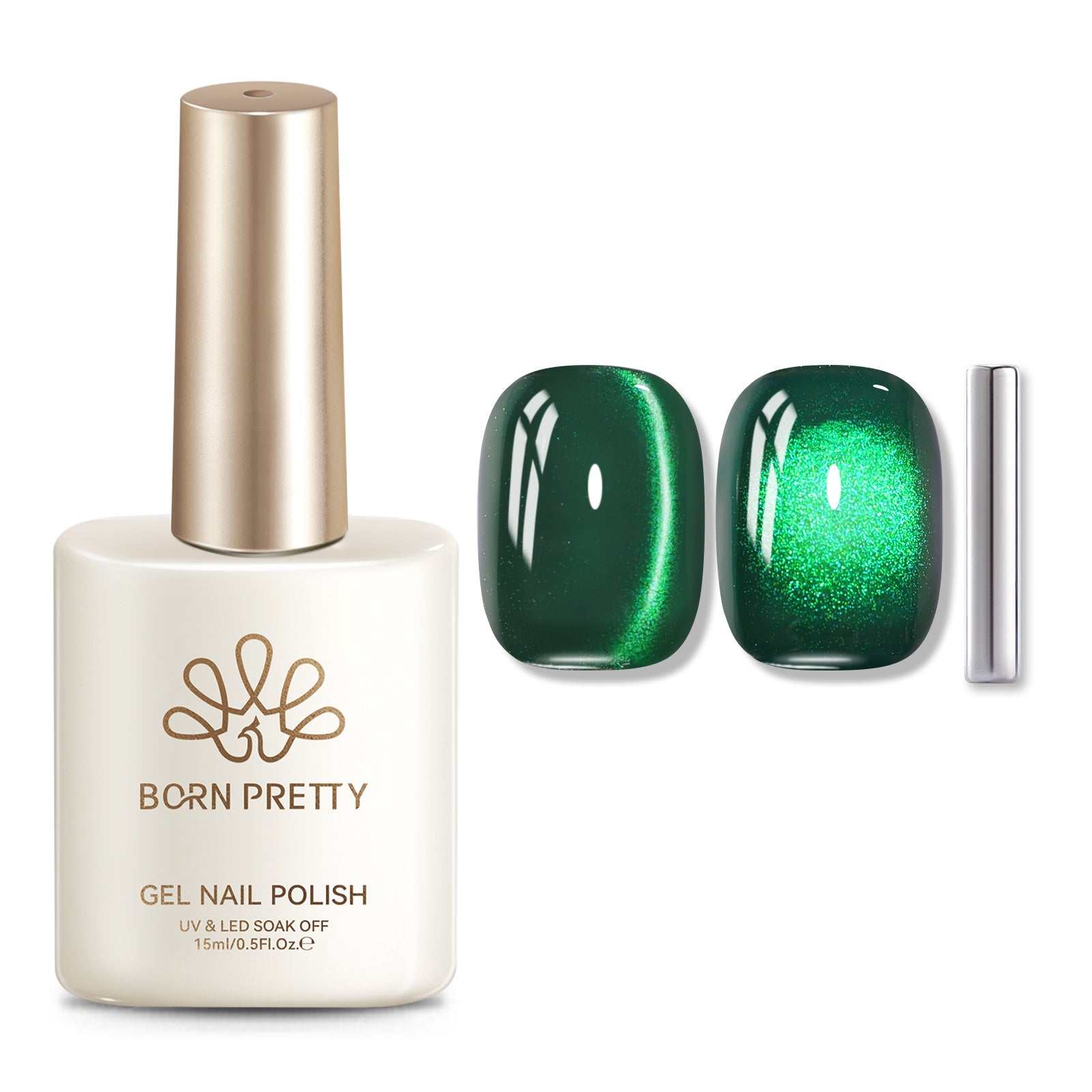 Glass Cat Magnetic Gel MY401 Emerald 15ml