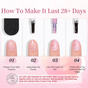 Sequins Jelly Gel TS29 Secret Kiss 15ml HEMA/TPO FREE Gel Nail Polish BORN PRETTY 