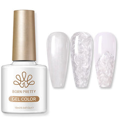 Thread Gel LW31 Pearl White 10ml Gel Nail Polish BORN PRETTY 
