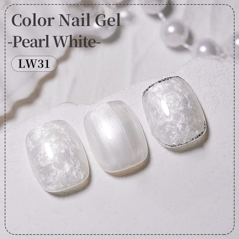 Thread Gel LW31 Pearl White 10ml Gel Nail Polish BORN PRETTY 