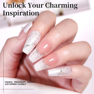 Thread Gel LW31 Pearl White 10ml Gel Nail Polish BORN PRETTY 