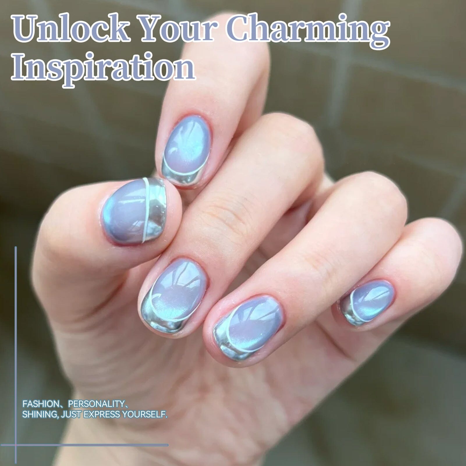 6 Colors Mirror Cat Magnetic Gel Set M40 Sky Mirror 7ml HEMA/TPO FREE Gel Nail Polish BORN PRETTY 