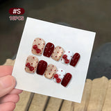 10 Stück S Press-on-Nägel Falsche Spitzen