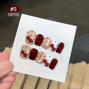 10 Stück S Press-on-Nägel Falsche Spitzen