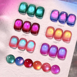 6 Colors Colored Cat Magnetic Gel M51 Summer Light 7ml HEMA/TPO FREE Gel Nail Polish BORN PRETTY 