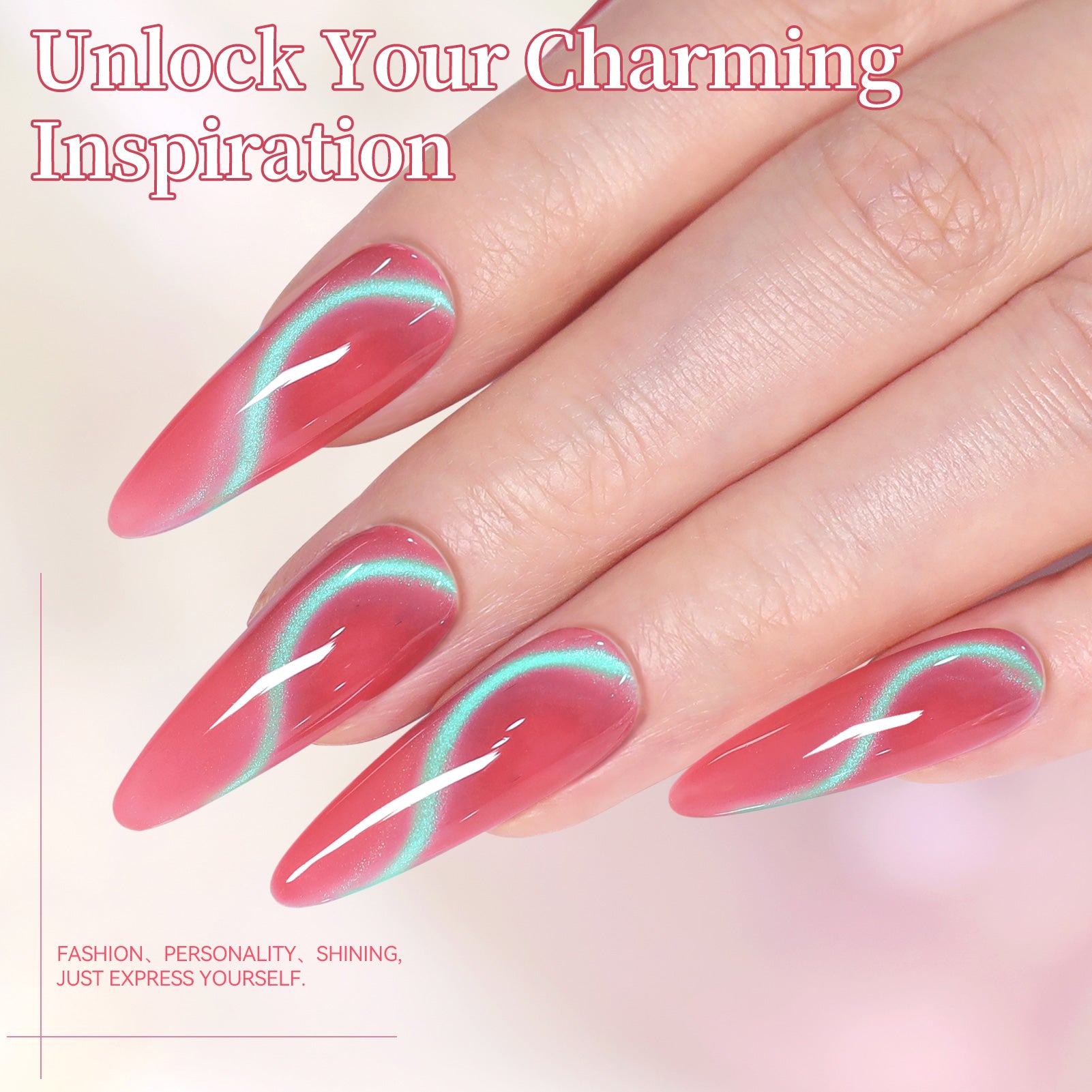 Colored Cat Magnetic Gel MY433 Summer Light 15ml HEMA/TPO FREE