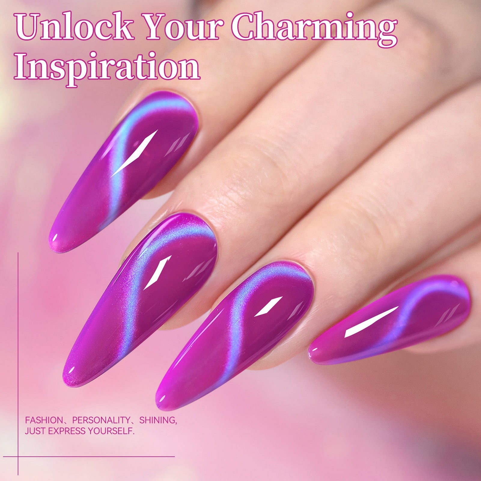 Colored Cat Magnetic Gel MY434 Summer Light 15ml HEMA/TPO FREE