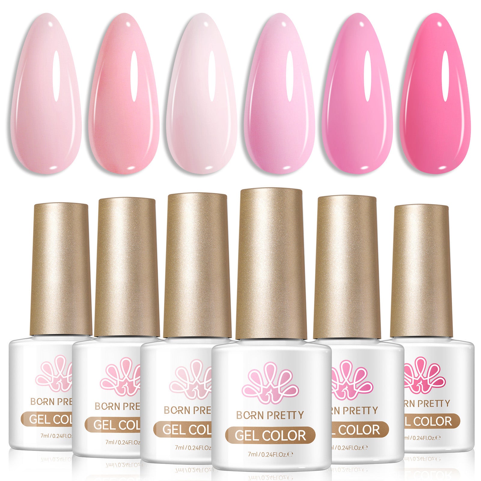 6 Colors Gel Set S45 By Habit 7ml