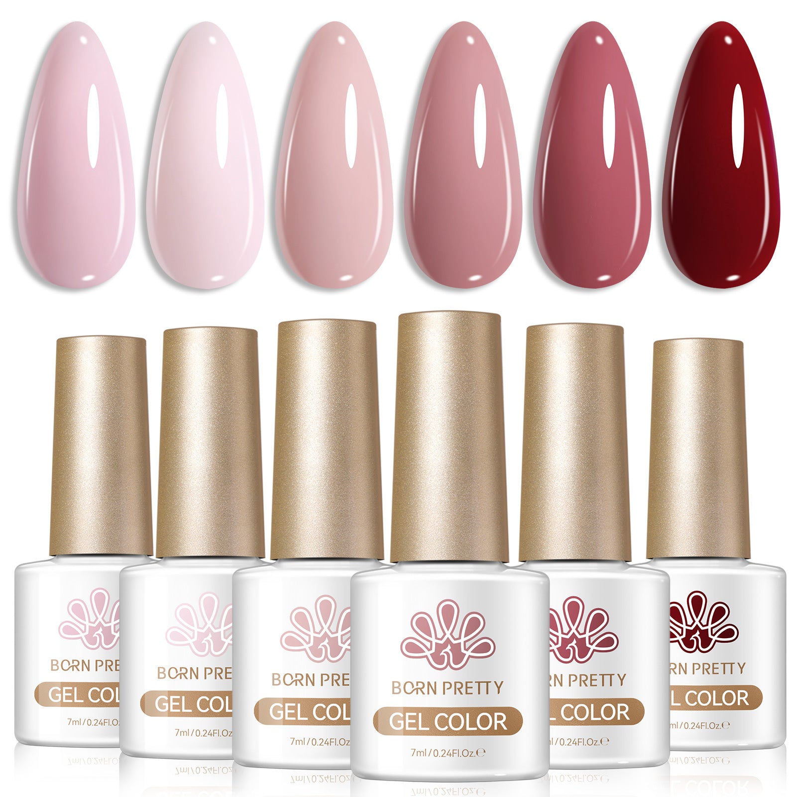 6 Colors Gel Set S49 Not Sweet 7ml