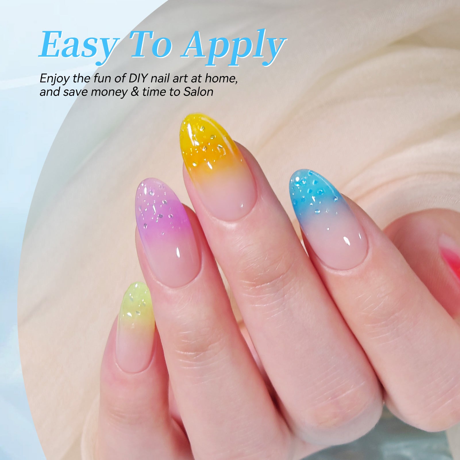 6 Colors Jelly Gel J54 Sunlit Bubbles 7ml