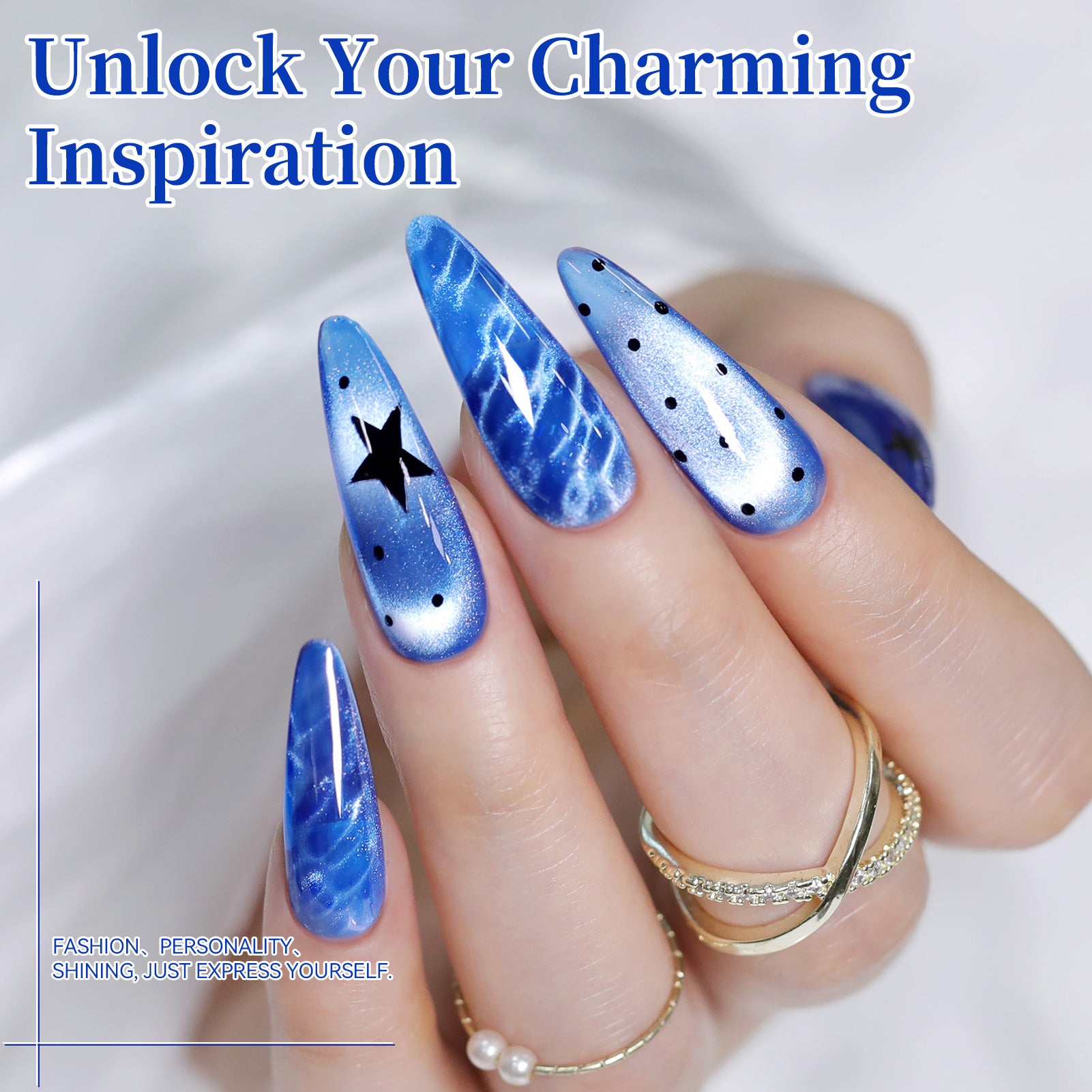 6 Colors Glass Cat Magnetic Gel M57 Holiday Glow 7ml HEMA/TPO FREE