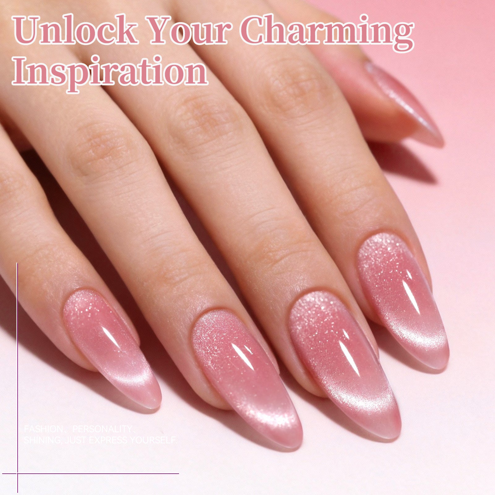 6 Colors Crystal Cat Magnetic Gel M60 Misty Dawn 7ml HEMA/TPO FREE