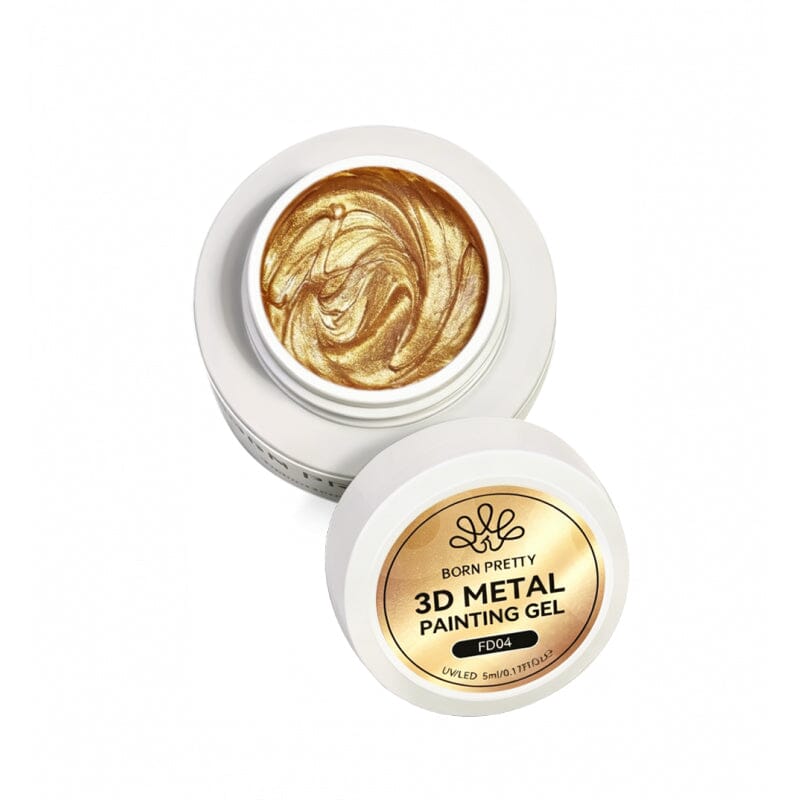 3D Metal Painting Gel FD04 5ml Gel Nail Polish BORN PRETTY 