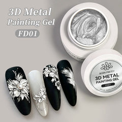 3D Metal Painting Gel FD01 5ml Gel Nail Polish BORN PRETTY 