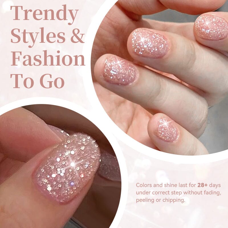 Reflective Gel SZ52 Galactic Pink 10ml Gel Nail Polish BORN PRETTY 