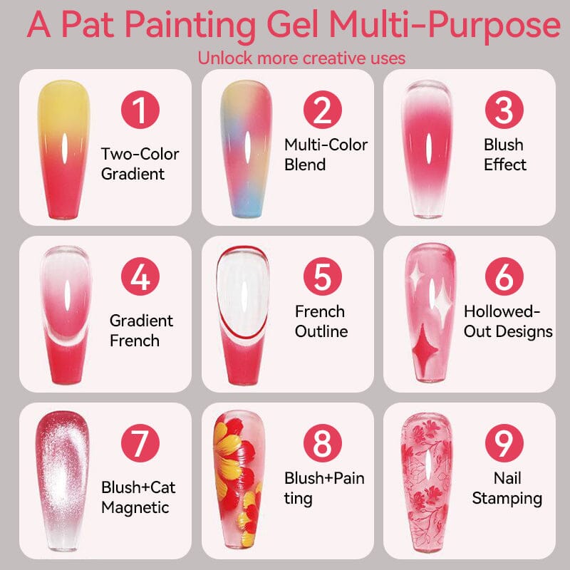 16 Colors 4 In 1 Pat Painting Gel Find Flora Gel Nail Polish UR SUGAR 