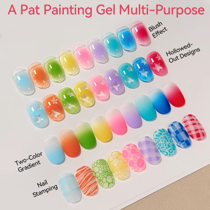 16 Colors 4 In 1 Pat Painting Gel Fairy Brier Gel Nail Polish UR SUGAR 