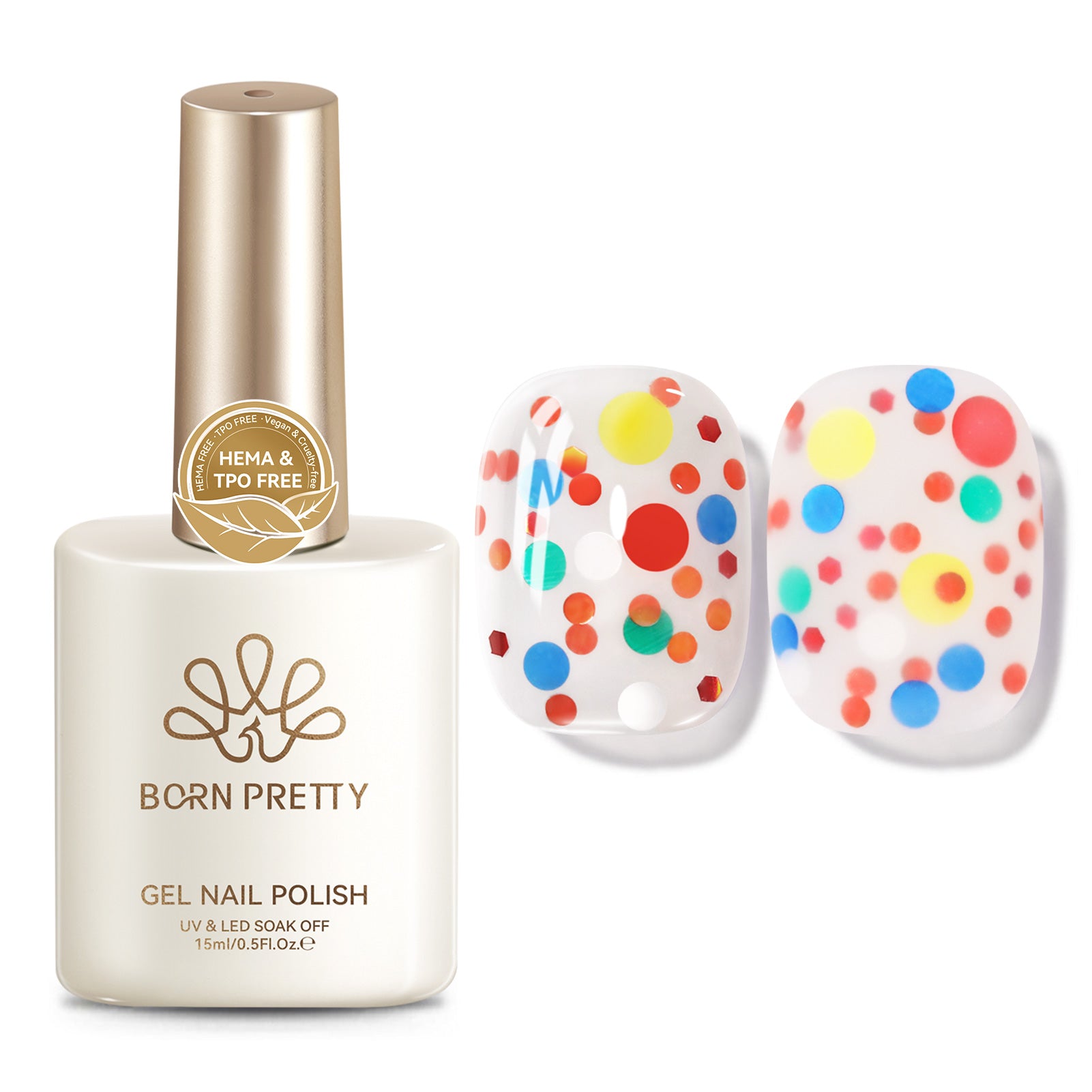 Sequins Jelly Gel TS30 Hue Carnival 15ml HEMA/TPO FREE