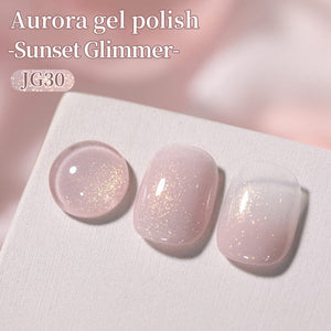 Aurora Gel JG30 Sunset Glimmer 10ml Gel Nail Polish BORN PRETTY 