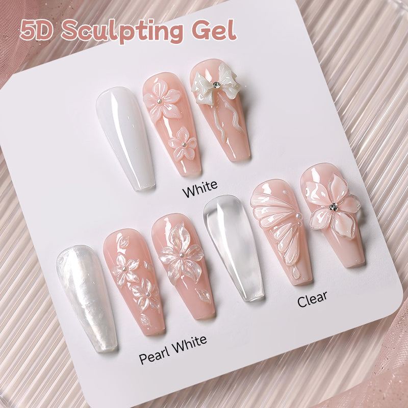 5D Sculpting Gel Pearl White 15ml