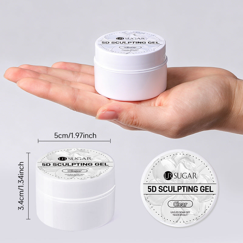 5D Sculpting Gel Pearl White 15ml