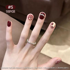 10pcs Press on Nails #11 SG905 Size S Clearance No Brand 