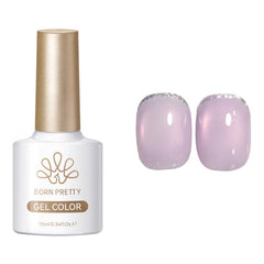 Moonlight Cat Magnetic Gel MY197 Rosy White 10ml Gel Nail Polish BORN PRETTY 