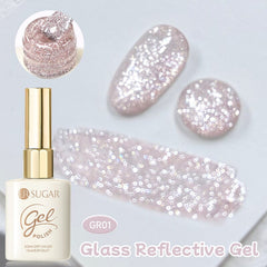 Glass Reflective Gel 15ml Gel Nail Polish UR SUGAR GR01 