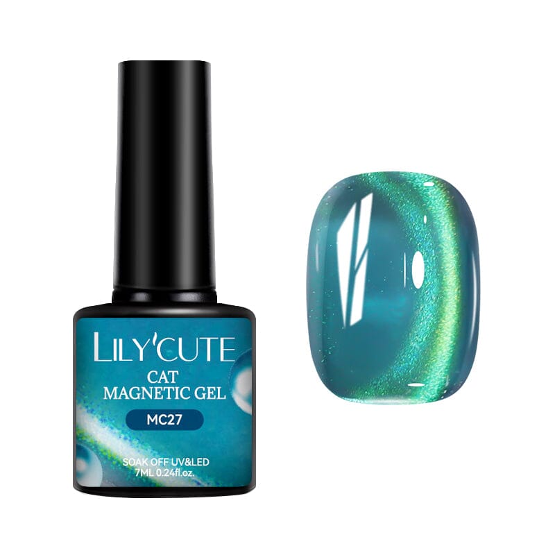 Glass Cat Magnetic Gel MC27 7ml Gel Nail Polish LILYCUTE 